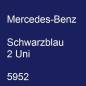 Preview: Mercedes-Benz, Schwarzblau 2 Uni, 5952.